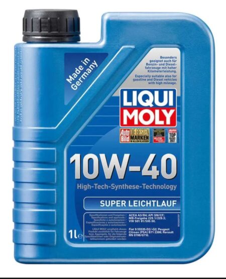 Aceite 10w-40 Liqui Moly 1lt sintetico