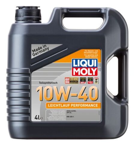 Aceite Liqui Moly 10w-40 4litros Leichtlauf Performance $35.900 semi sintético